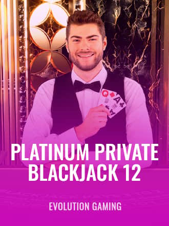 Platinum Private Blackjack 12 game