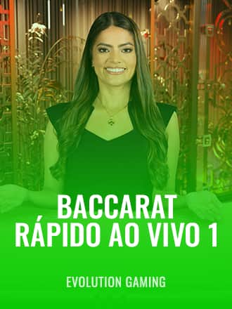 Baccarat Rápido ao Vivo 1 game