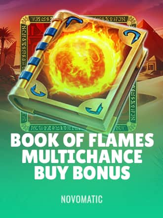 Book of Flames Multichance Buy Bonus game