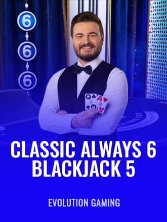 Classic Always 6 Blackjack 5 game