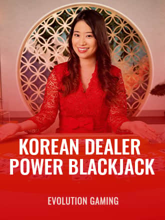 Korean Dealer Power Blackjack game