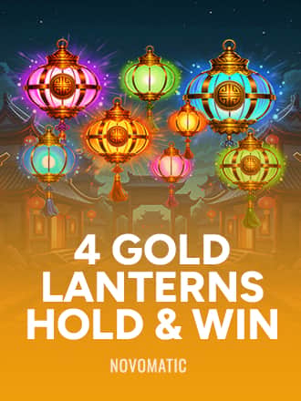 4 Gold Lanterns Hold & Win game