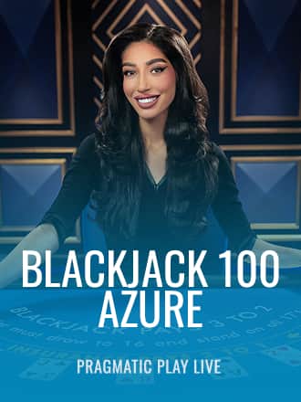 Blackjack 100 - Azure game