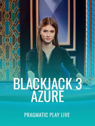 Blackjack 3 - Azure game